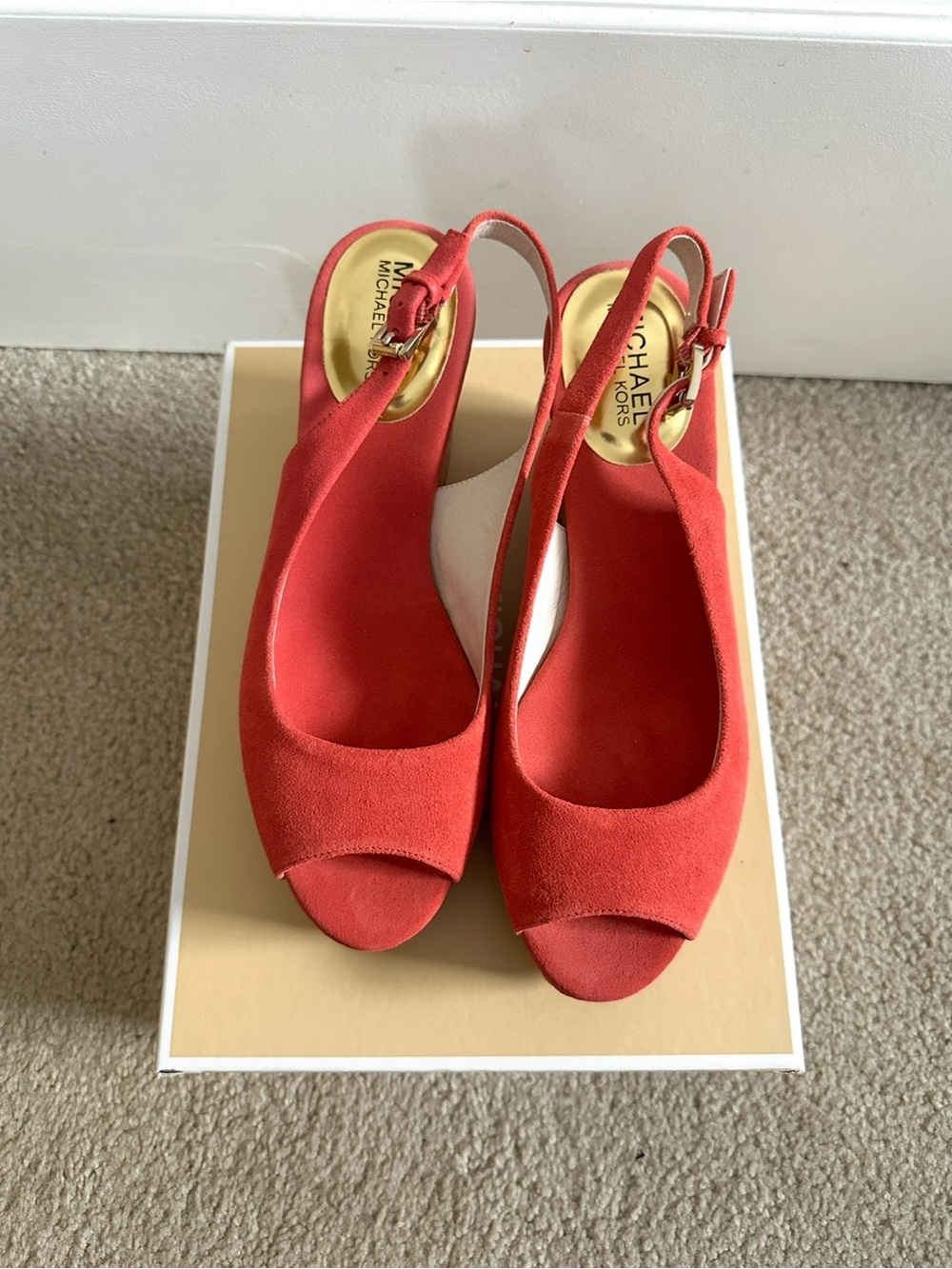 Michael Kors Women’s Suede Wedges - Size 8.5